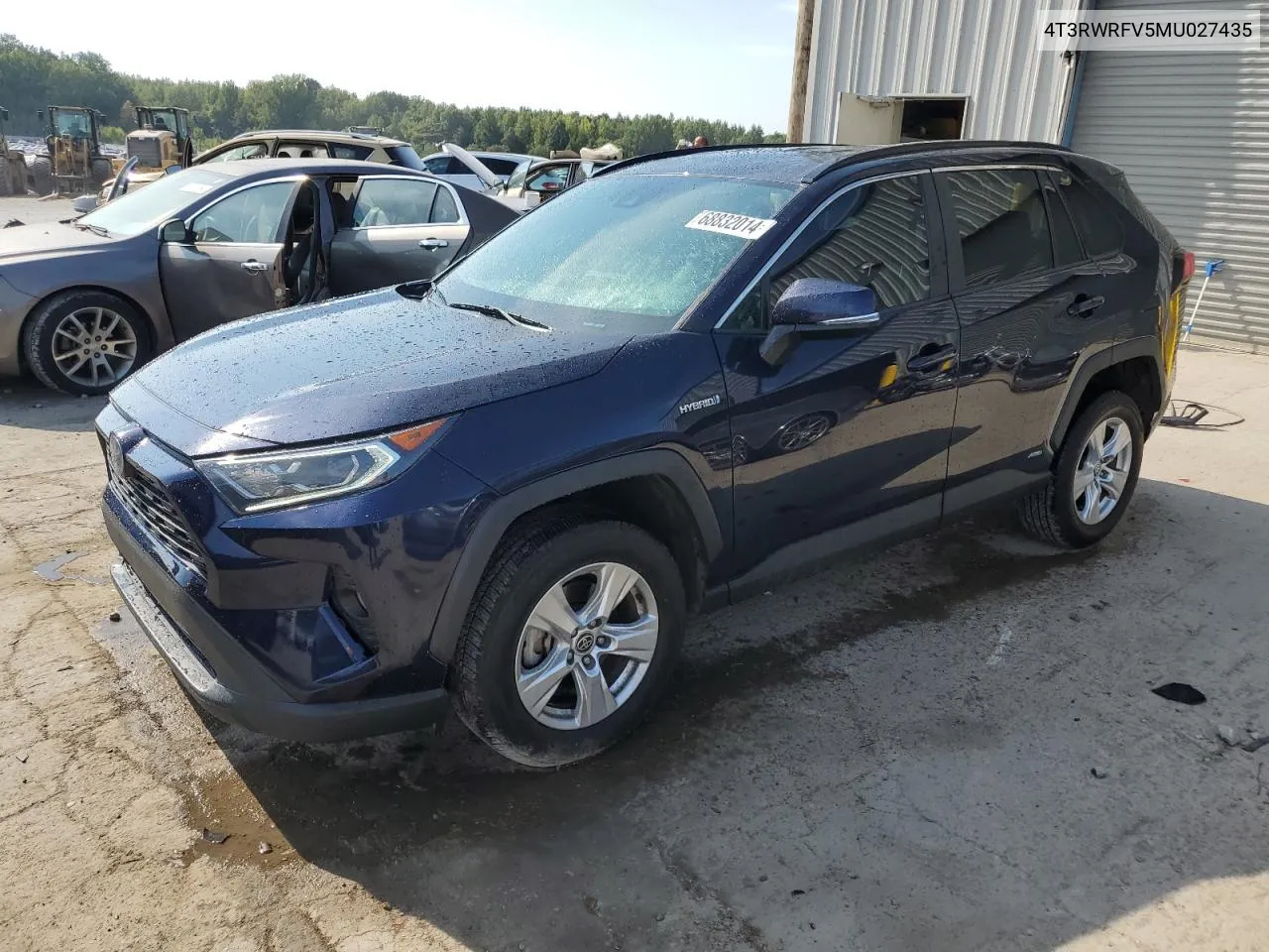 4T3RWRFV5MU027435 2021 Toyota Rav4 Xle