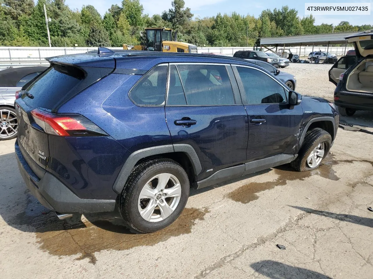 4T3RWRFV5MU027435 2021 Toyota Rav4 Xle