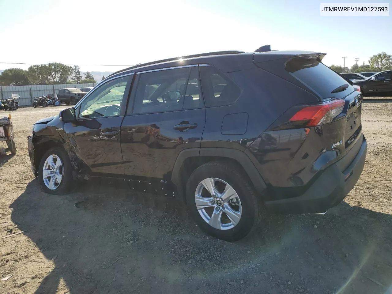 JTMRWRFV1MD127593 2021 Toyota Rav4 Xle