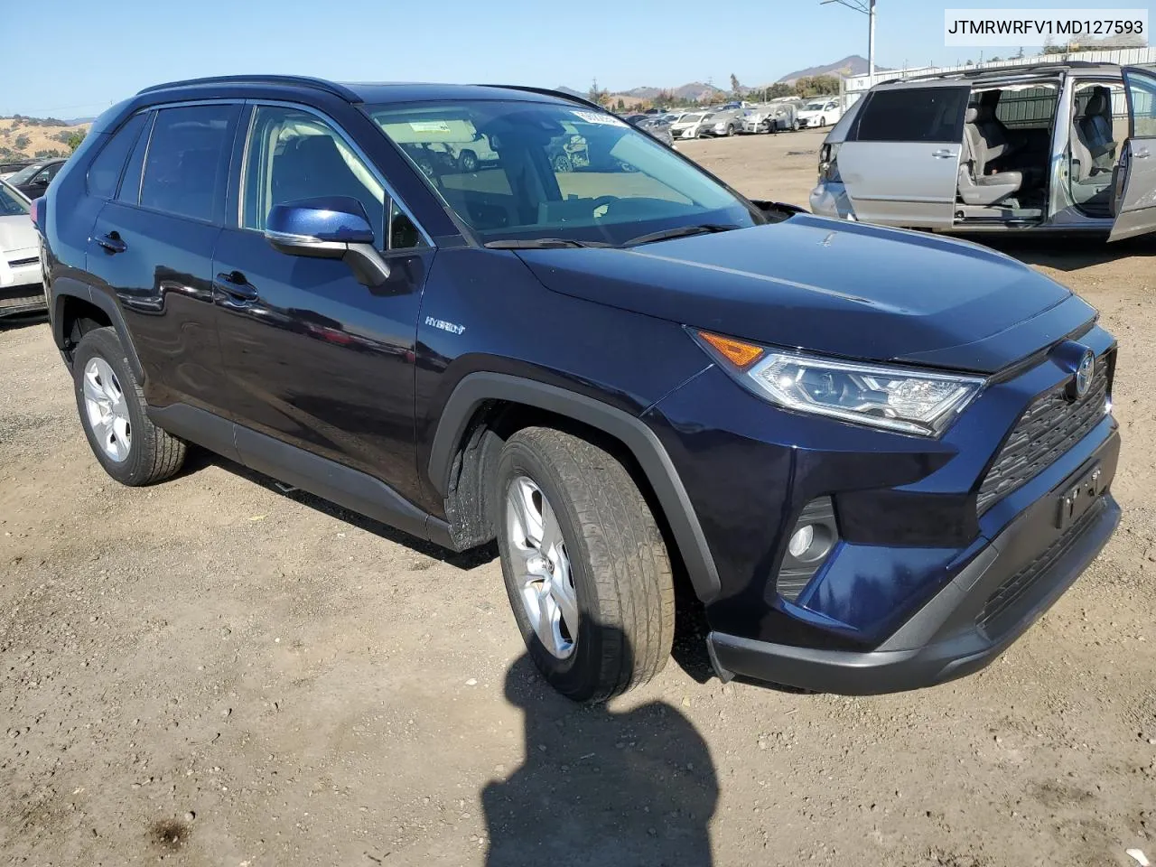 JTMRWRFV1MD127593 2021 Toyota Rav4 Xle