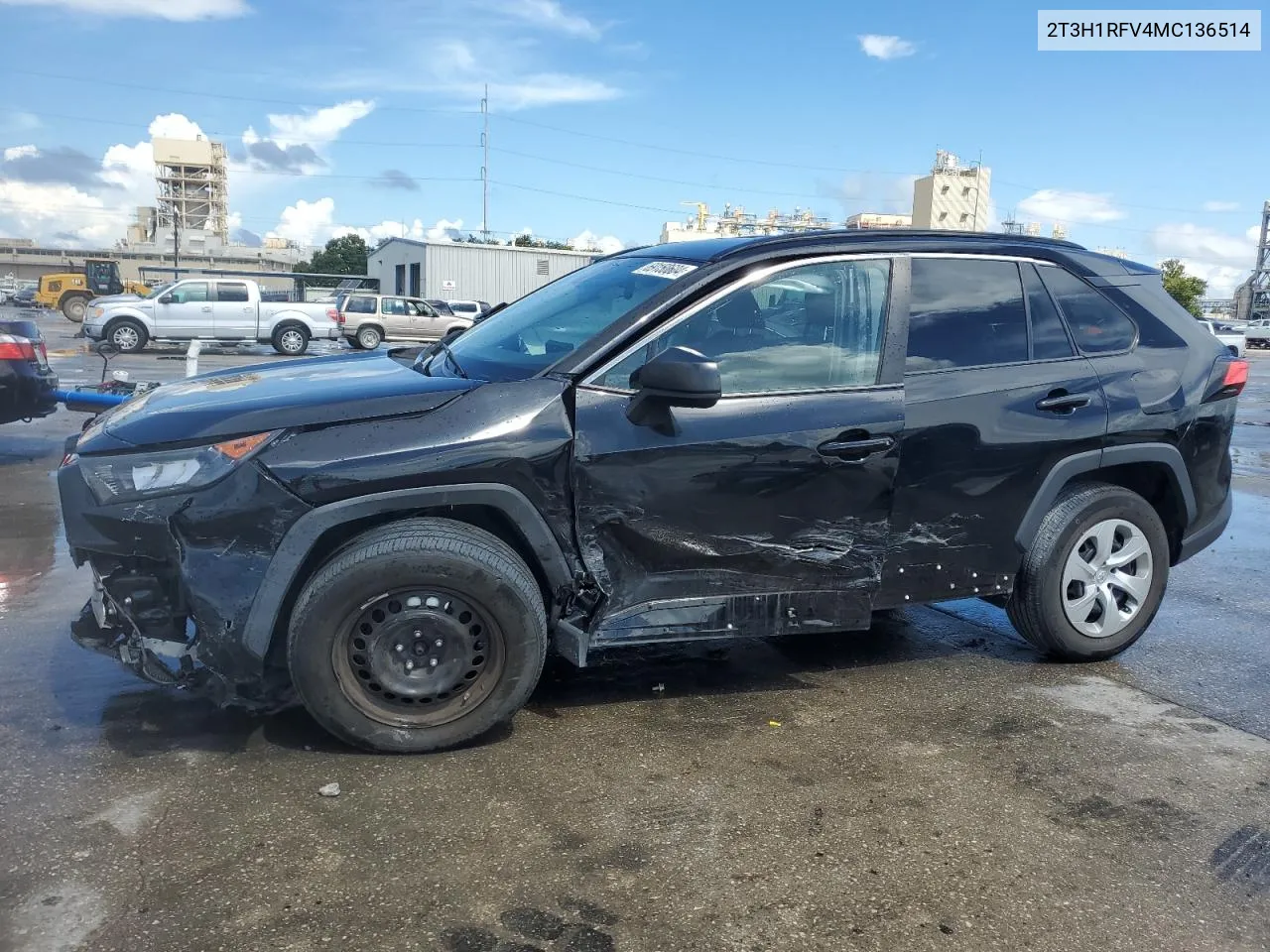 2T3H1RFV4MC136514 2021 Toyota Rav4 Le