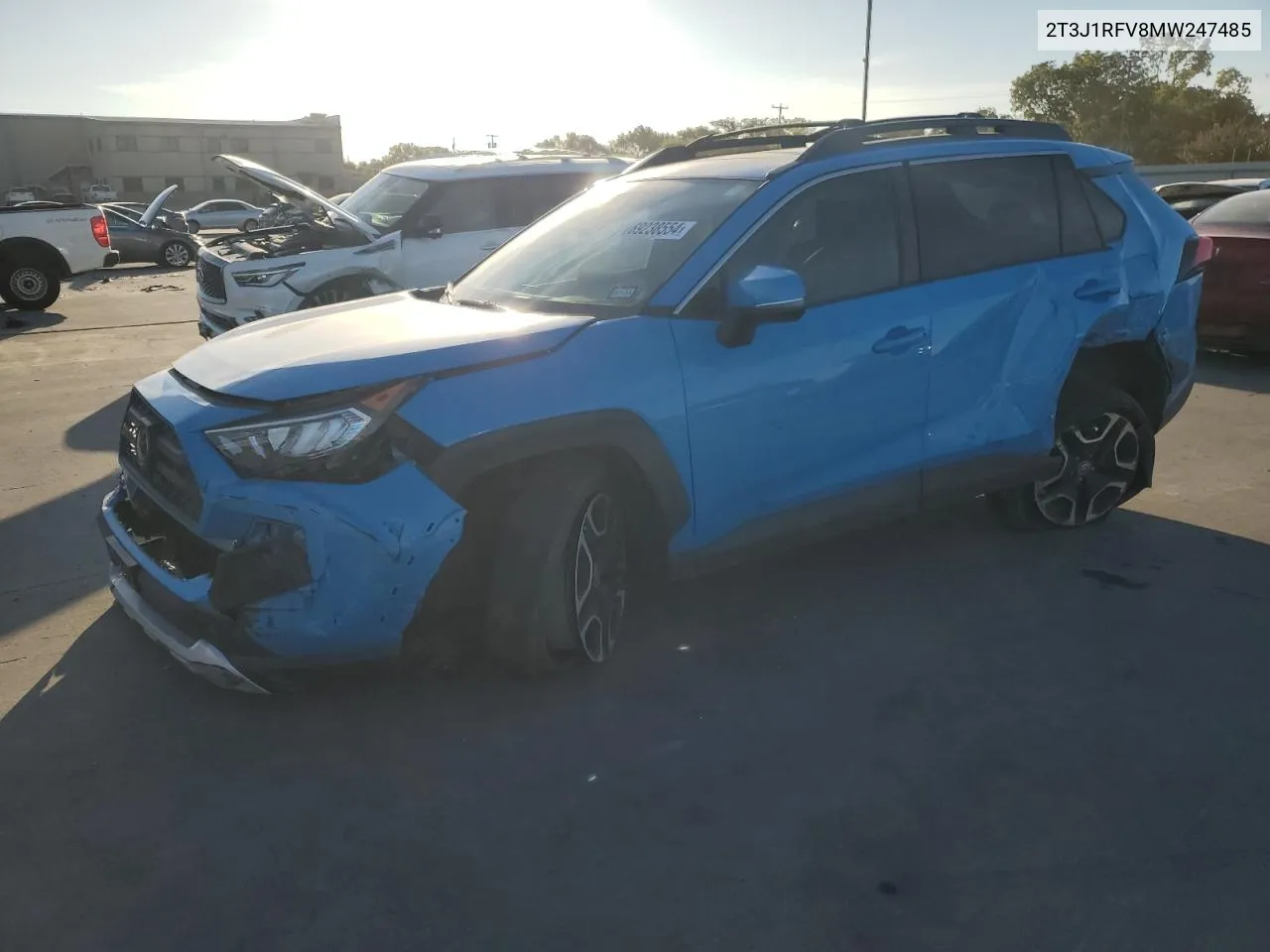 2021 Toyota Rav4 Adventure VIN: 2T3J1RFV8MW247485 Lot: 69238554