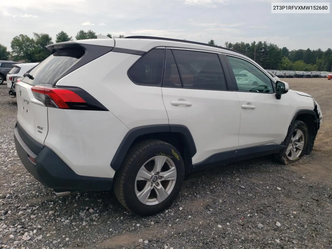 2T3P1RFVXMW152680 2021 Toyota Rav4 Xle