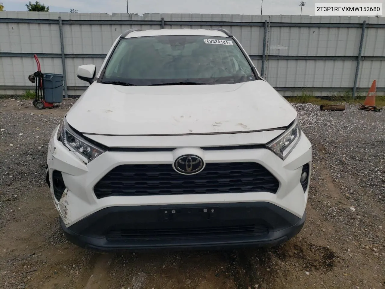 2021 Toyota Rav4 Xle VIN: 2T3P1RFVXMW152680 Lot: 69324184