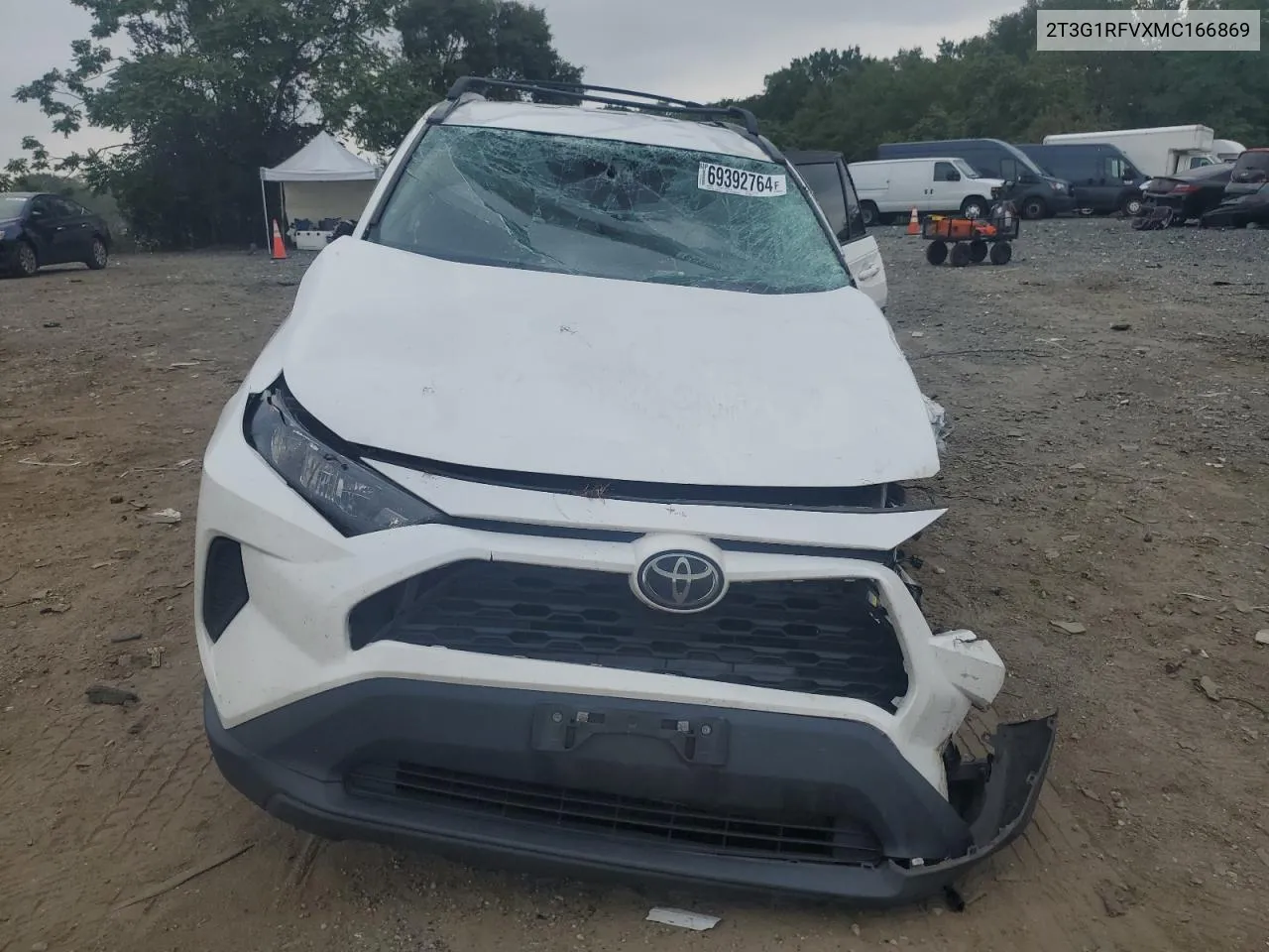 2T3G1RFVXMC166869 2021 Toyota Rav4 Le