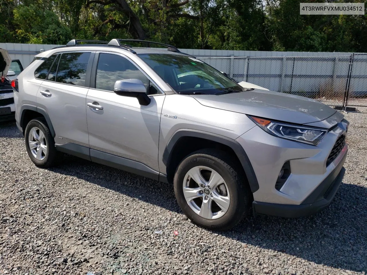 2021 Toyota Rav4 Xle VIN: 4T3RWRFVXMU034512 Lot: 69516234