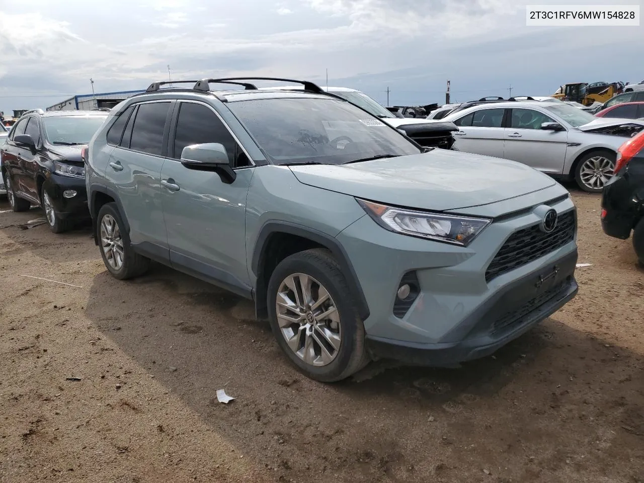 2021 Toyota Rav4 Xle Premium VIN: 2T3C1RFV6MW154828 Lot: 69633504