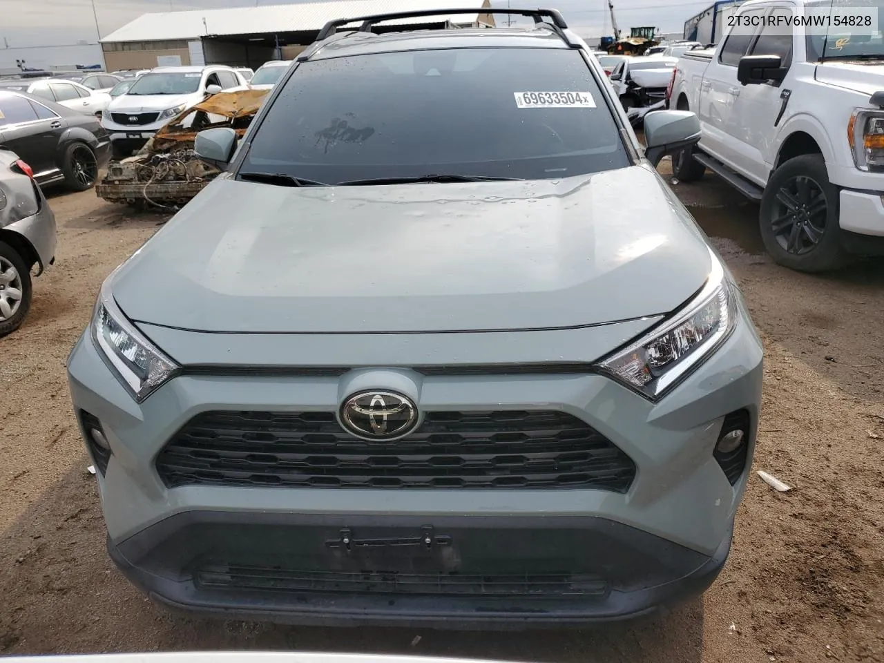 2021 Toyota Rav4 Xle Premium VIN: 2T3C1RFV6MW154828 Lot: 69633504