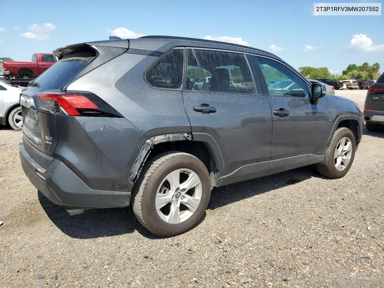 2021 Toyota Rav4 Xle VIN: 2T3P1RFV3MW207552 Lot: 69647624