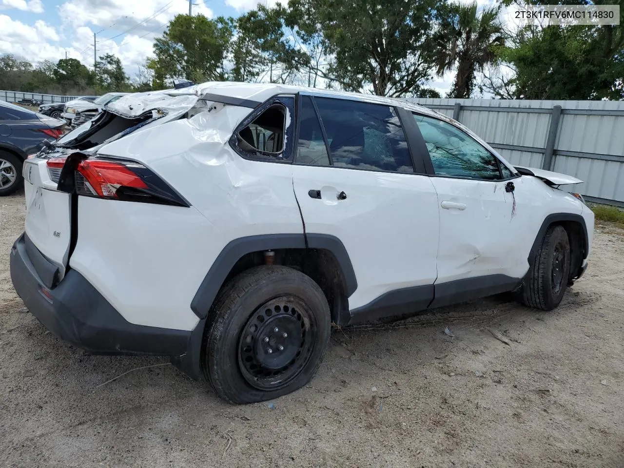 2T3K1RFV6MC114830 2021 Toyota Rav4 Le