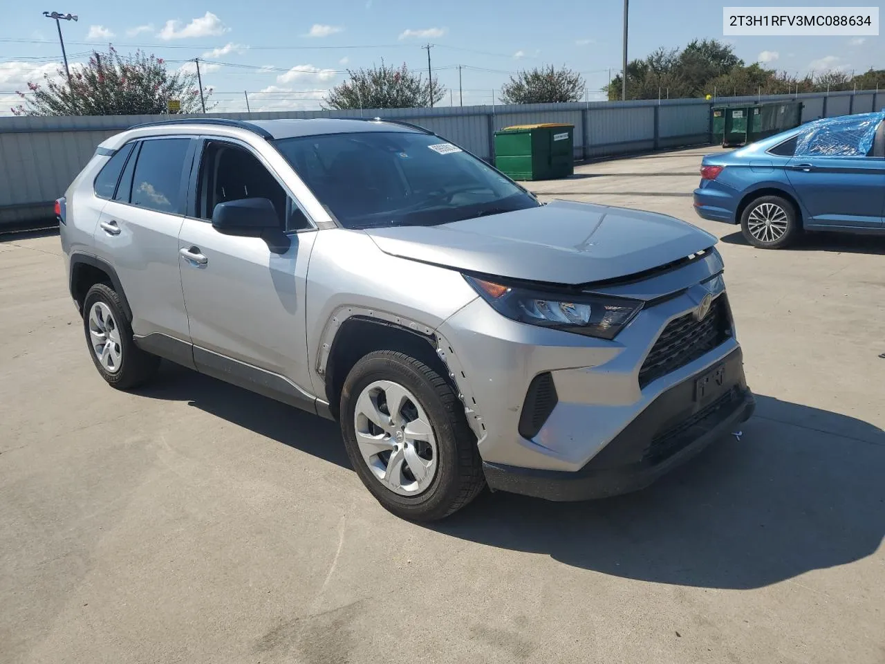 2021 Toyota Rav4 Le VIN: 2T3H1RFV3MC088634 Lot: 69939014