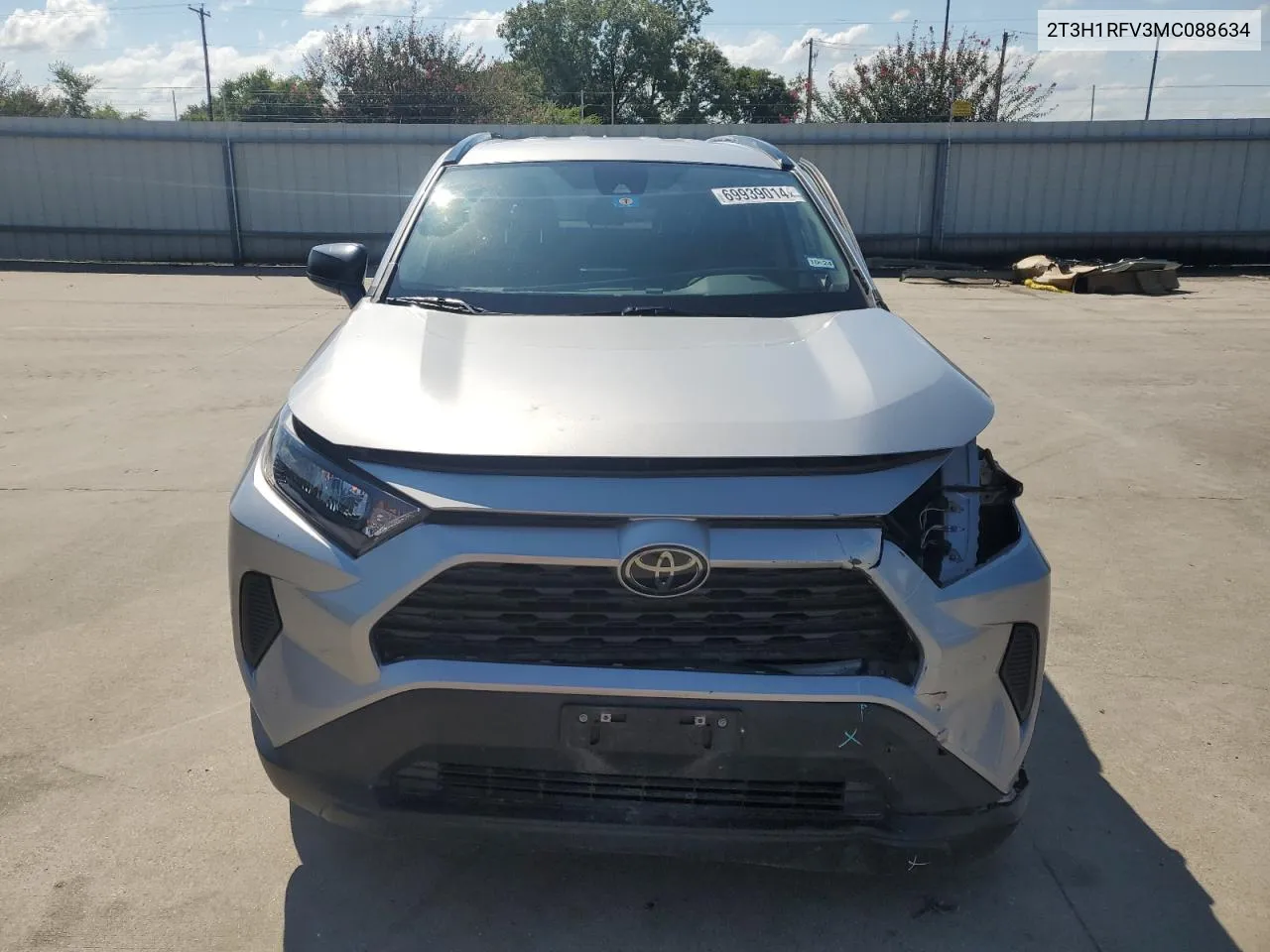 2T3H1RFV3MC088634 2021 Toyota Rav4 Le