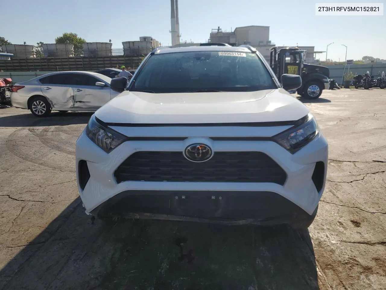 2021 Toyota Rav4 Le VIN: 2T3H1RFV5MC152821 Lot: 69963144