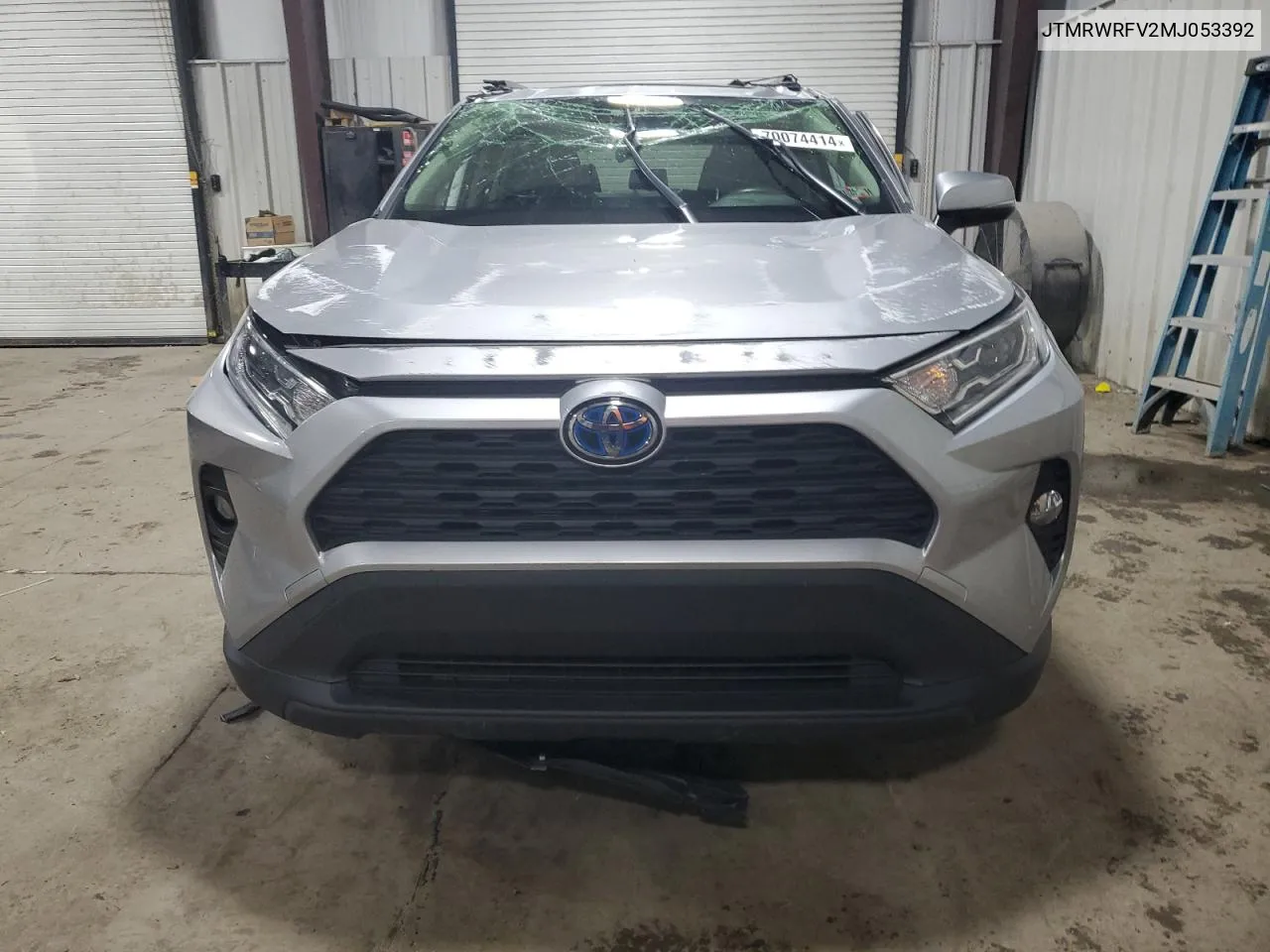 2021 Toyota Rav4 Xle VIN: JTMRWRFV2MJ053392 Lot: 70074414