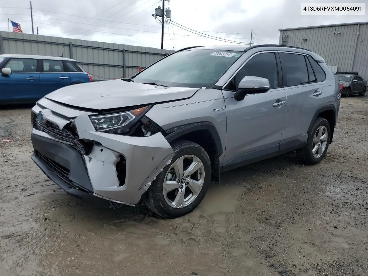 2021 Toyota Rav4 Limited VIN: 4T3D6RFVXMU054091 Lot: 70092054