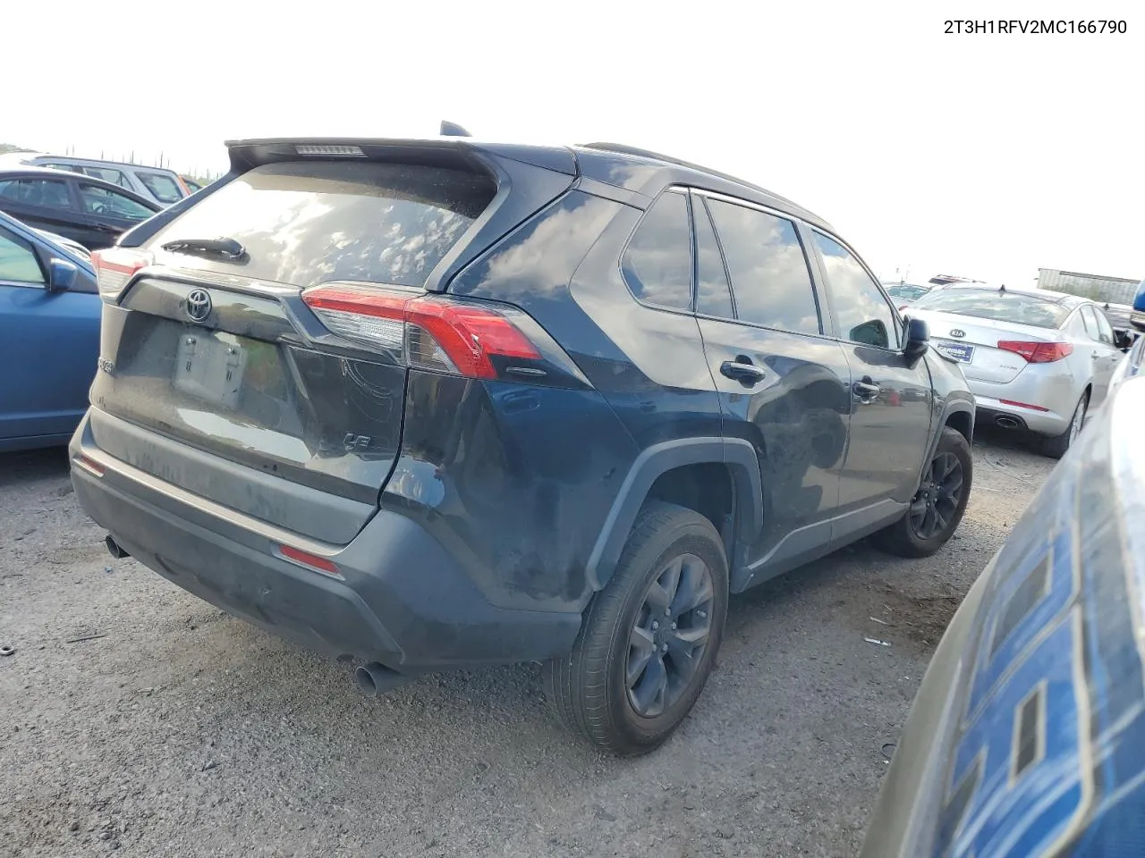 2021 Toyota Rav4 Le VIN: 2T3H1RFV2MC166790 Lot: 70218724