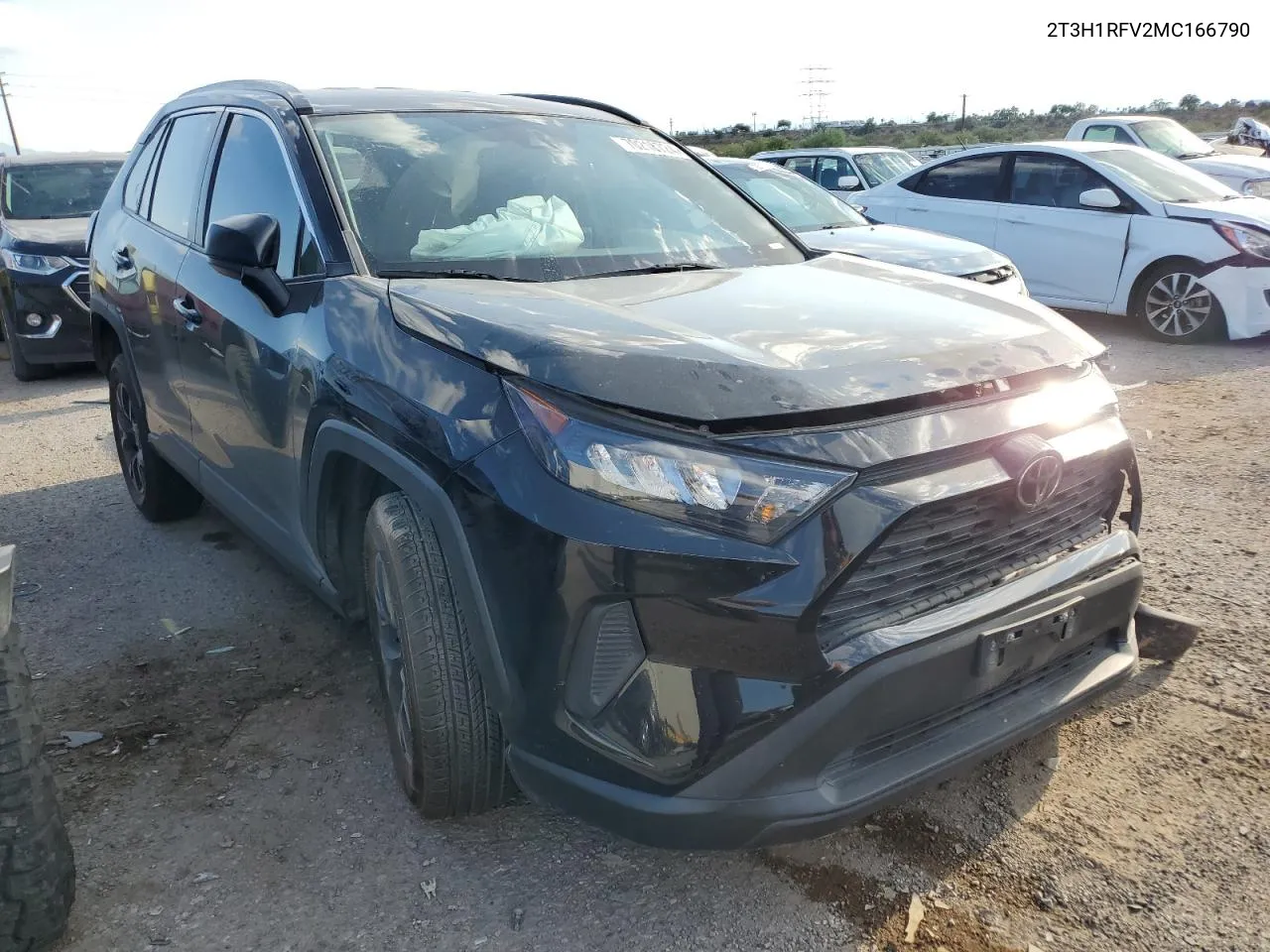 2T3H1RFV2MC166790 2021 Toyota Rav4 Le