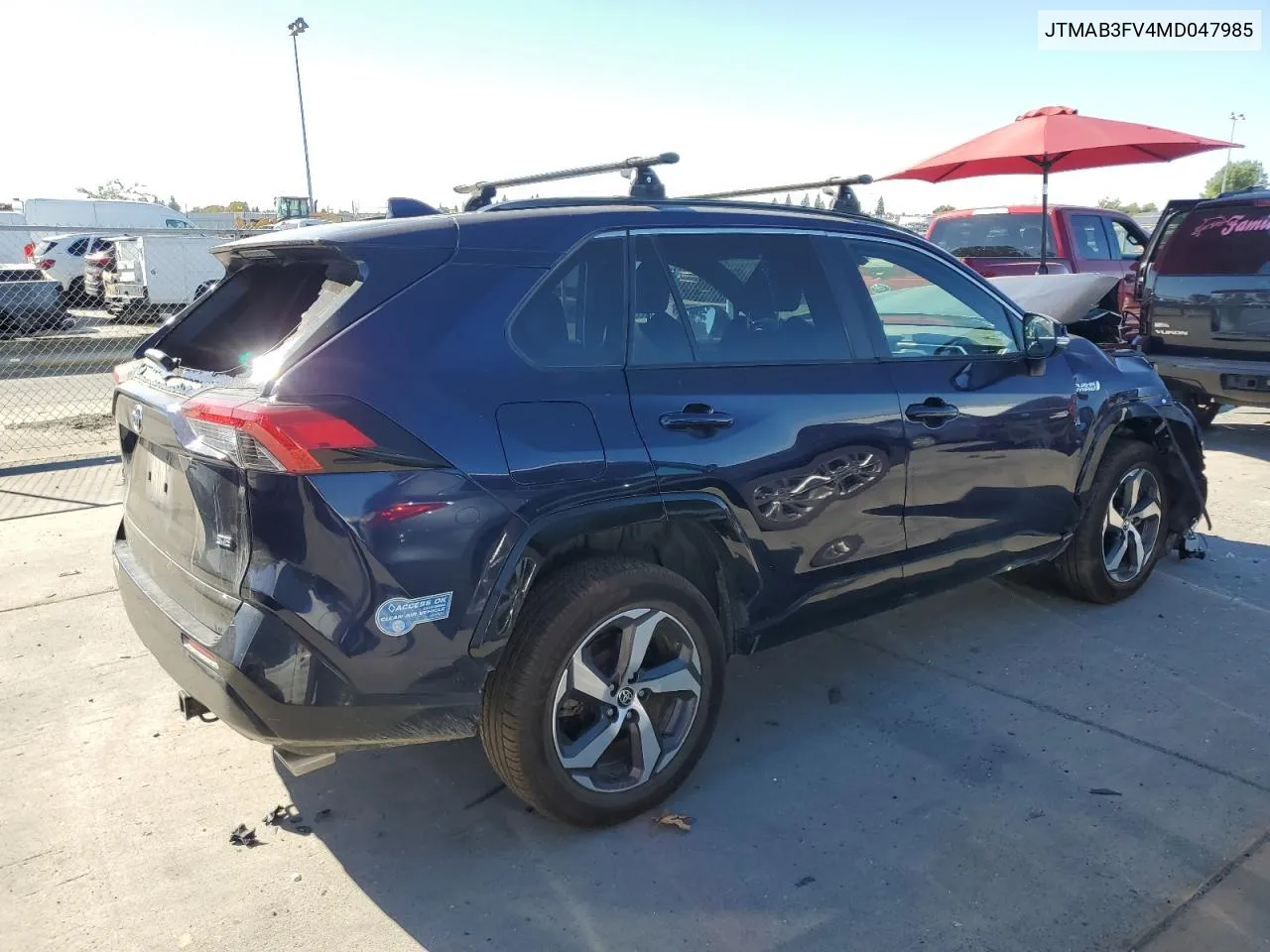 2021 Toyota Rav4 Prime Se VIN: JTMAB3FV4MD047985 Lot: 70228354