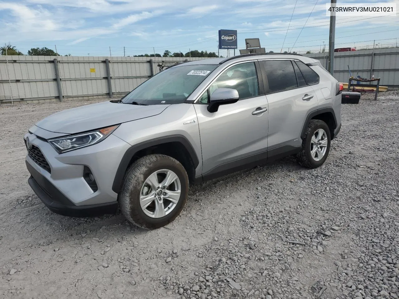 2021 Toyota Rav4 Xle VIN: 4T3RWRFV3MU021021 Lot: 70322514