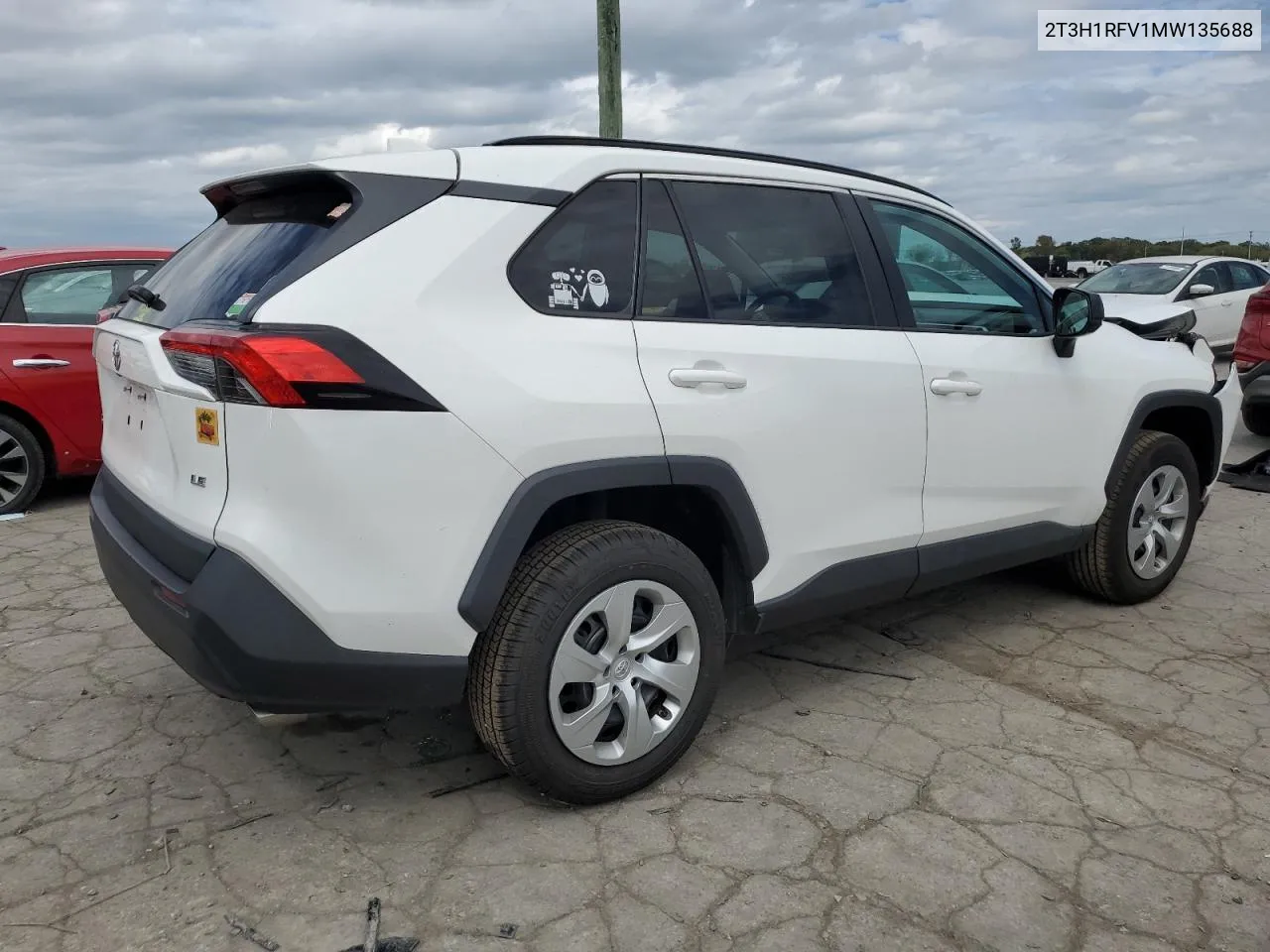 2021 Toyota Rav4 Le VIN: 2T3H1RFV1MW135688 Lot: 70337804