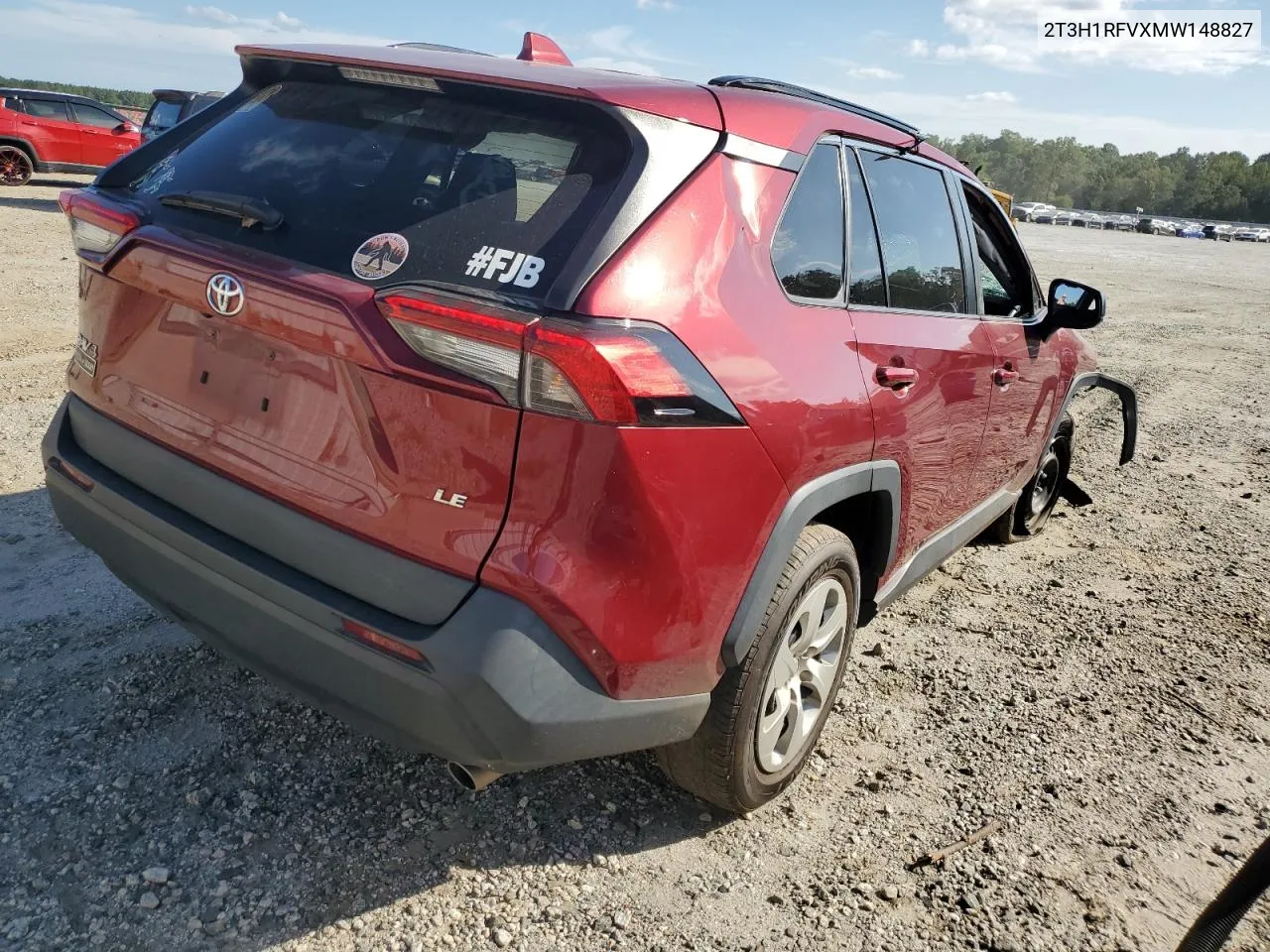 2T3H1RFVXMW148827 2021 Toyota Rav4 Le