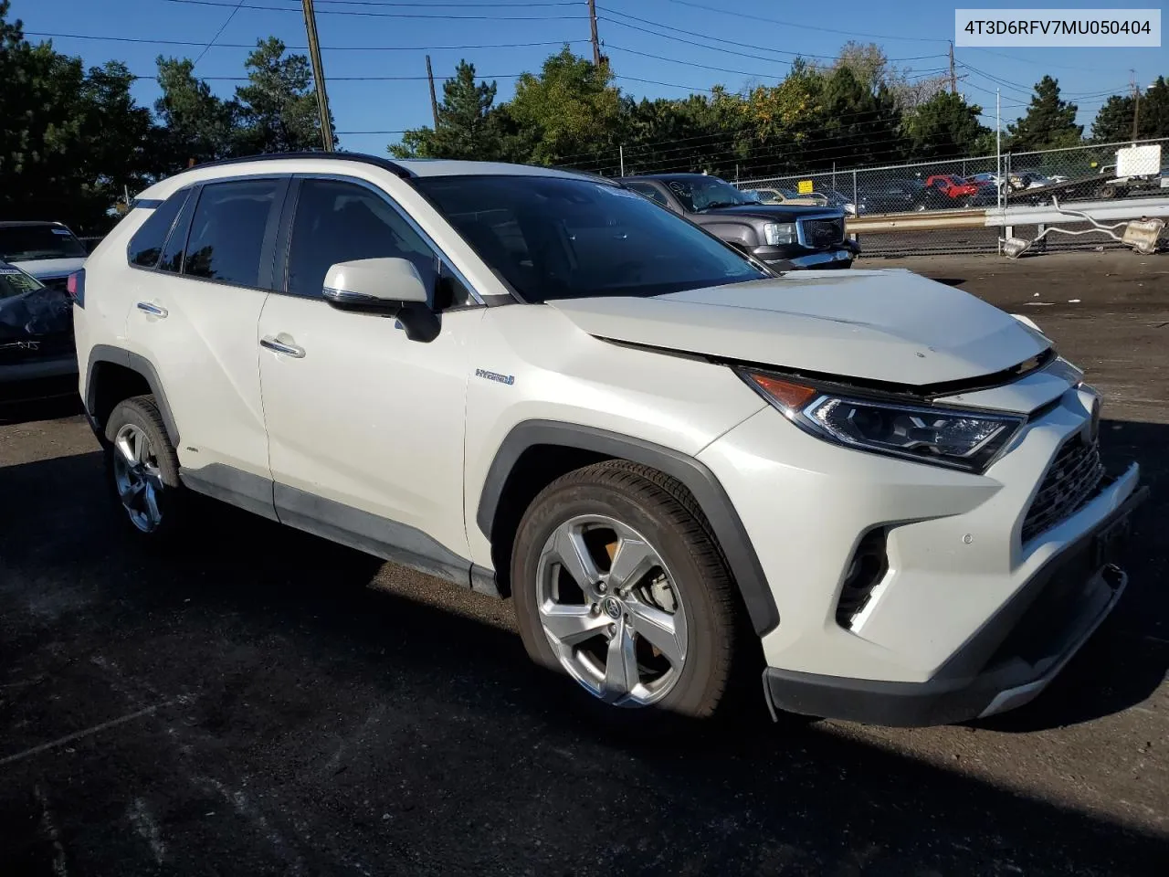 2021 Toyota Rav4 Limited VIN: 4T3D6RFV7MU050404 Lot: 70387424