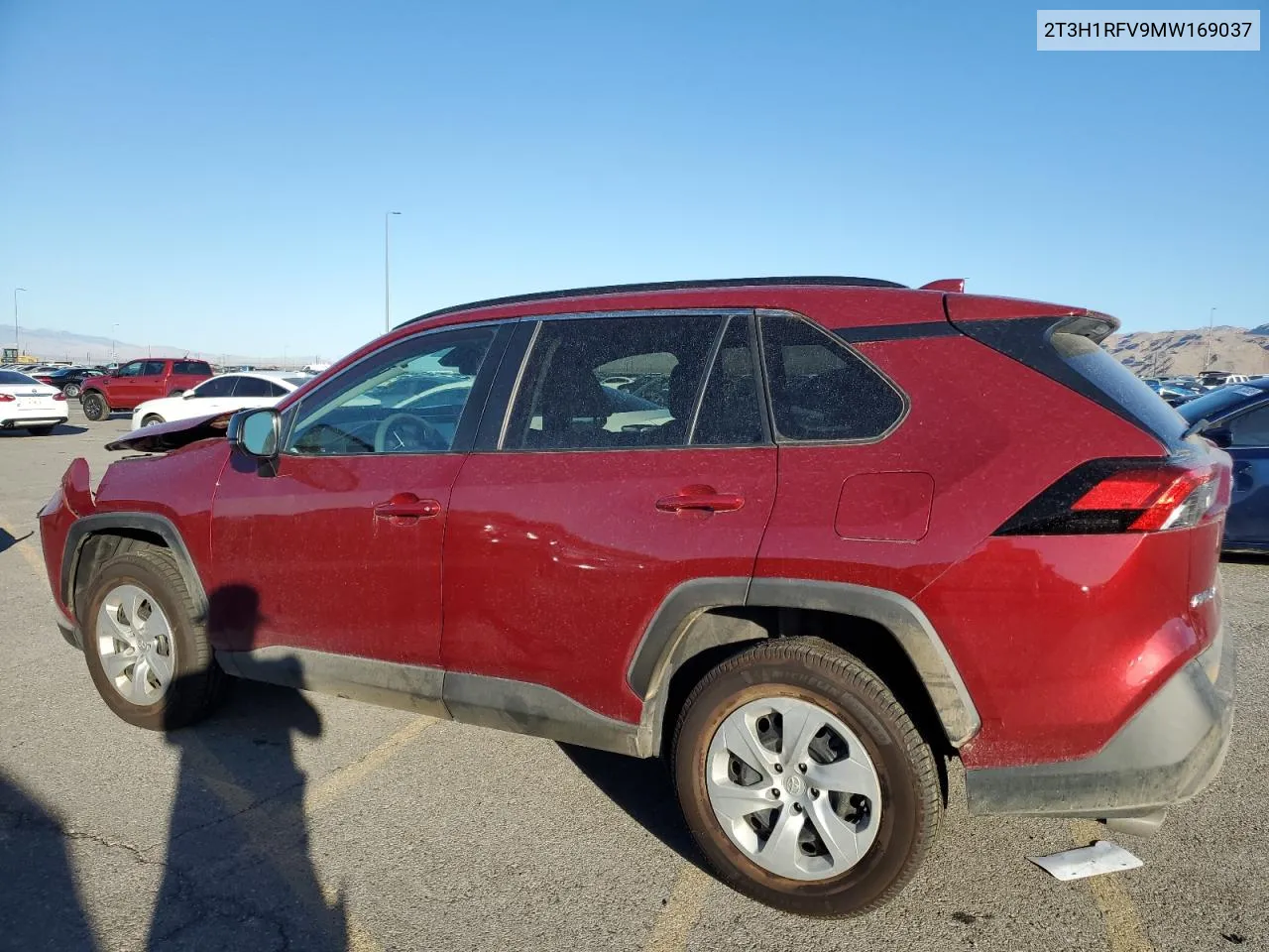 2021 Toyota Rav4 Le VIN: 2T3H1RFV9MW169037 Lot: 70504534