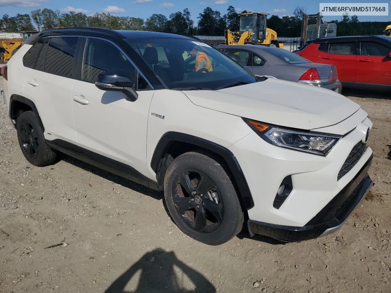 2021 Toyota Rav4 Xse VIN: JTME6RFV8MD517668 Lot: 70604644