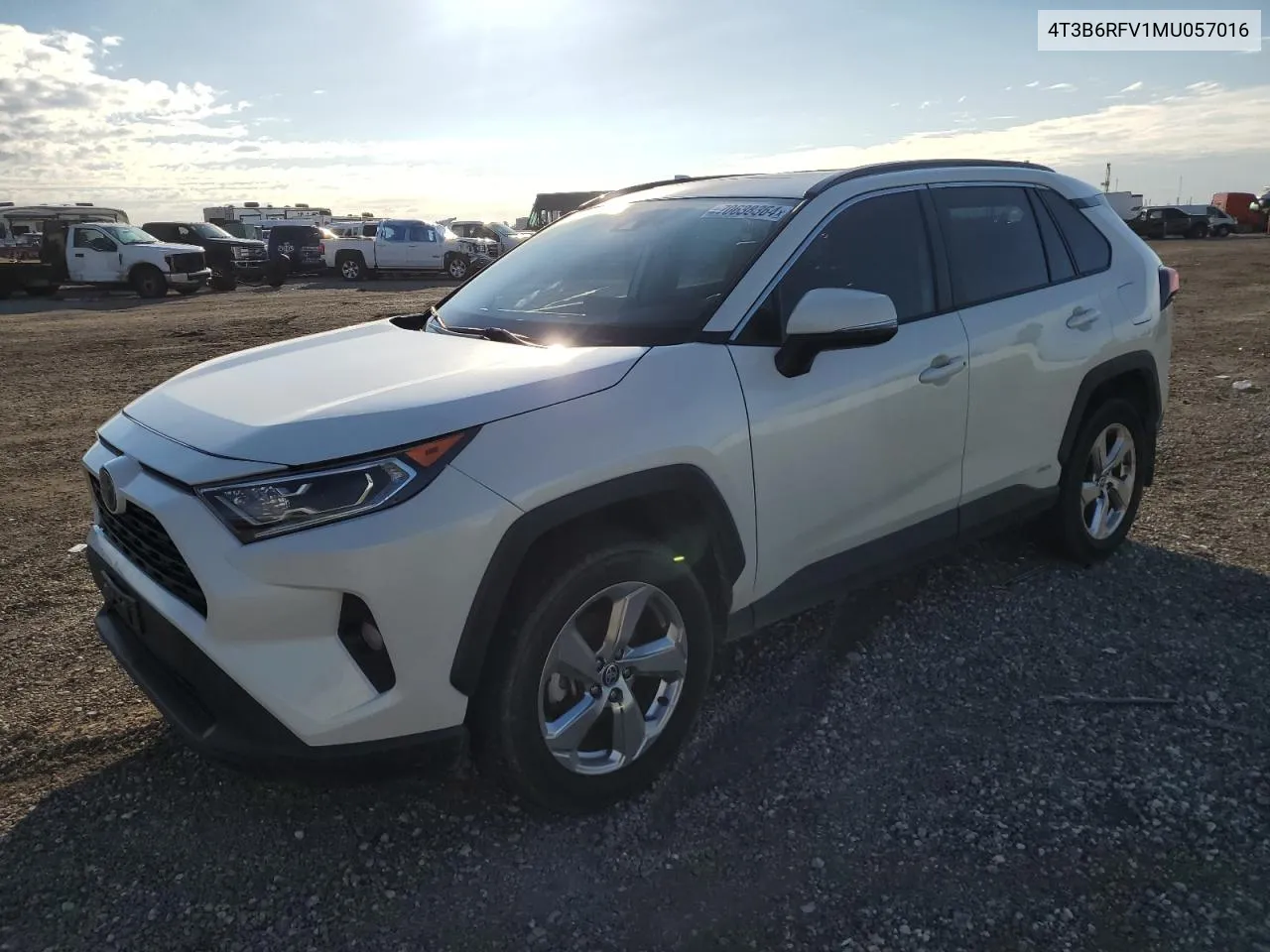 2021 Toyota Rav4 Xle Premium VIN: 4T3B6RFV1MU057016 Lot: 70638364