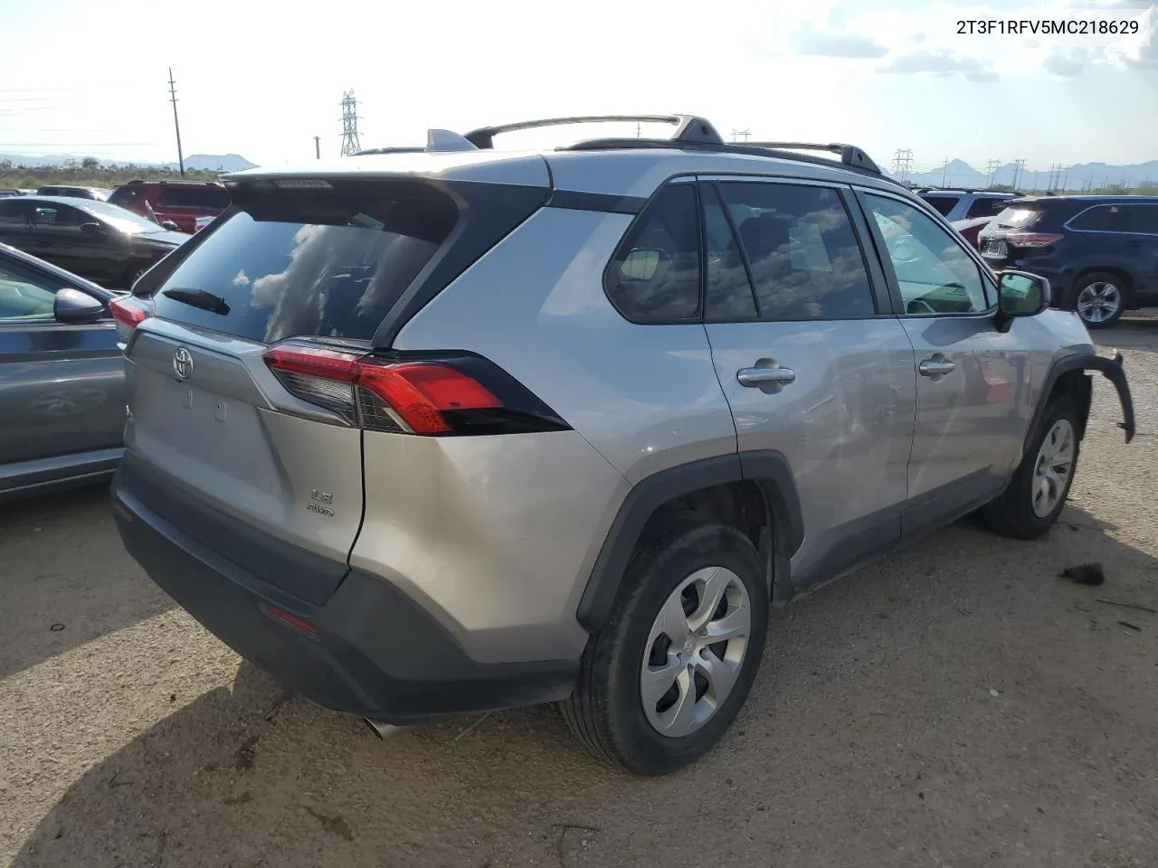 2021 Toyota Rav4 Le VIN: 2T3F1RFV5MC218629 Lot: 70655054