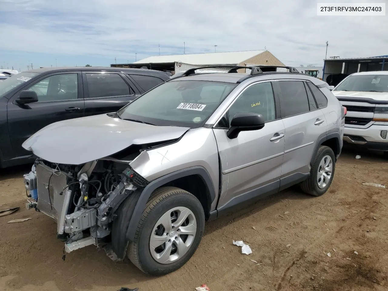 2T3F1RFV3MC247403 2021 Toyota Rav4 Le