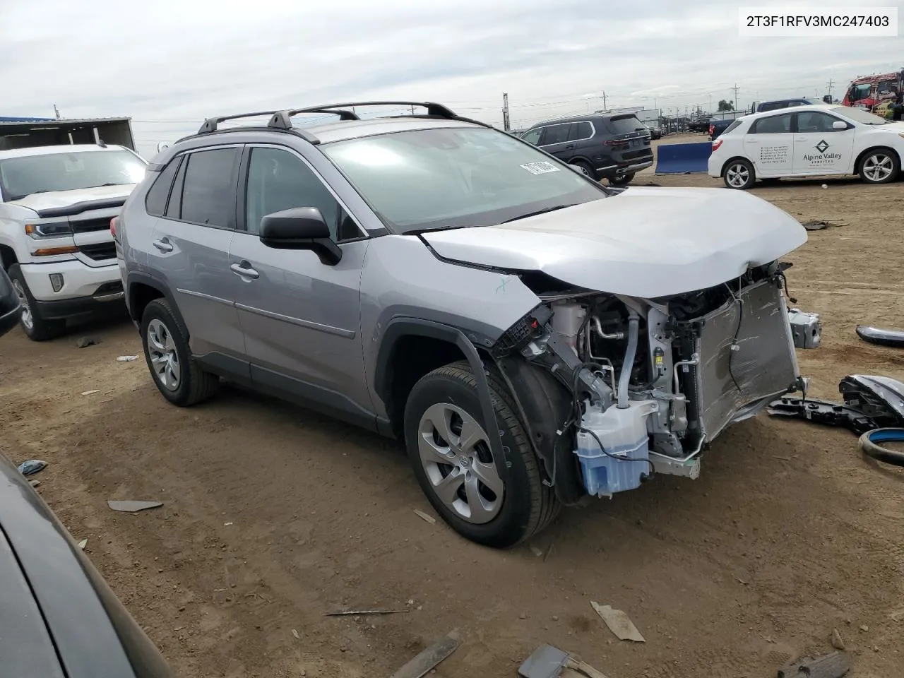 2T3F1RFV3MC247403 2021 Toyota Rav4 Le