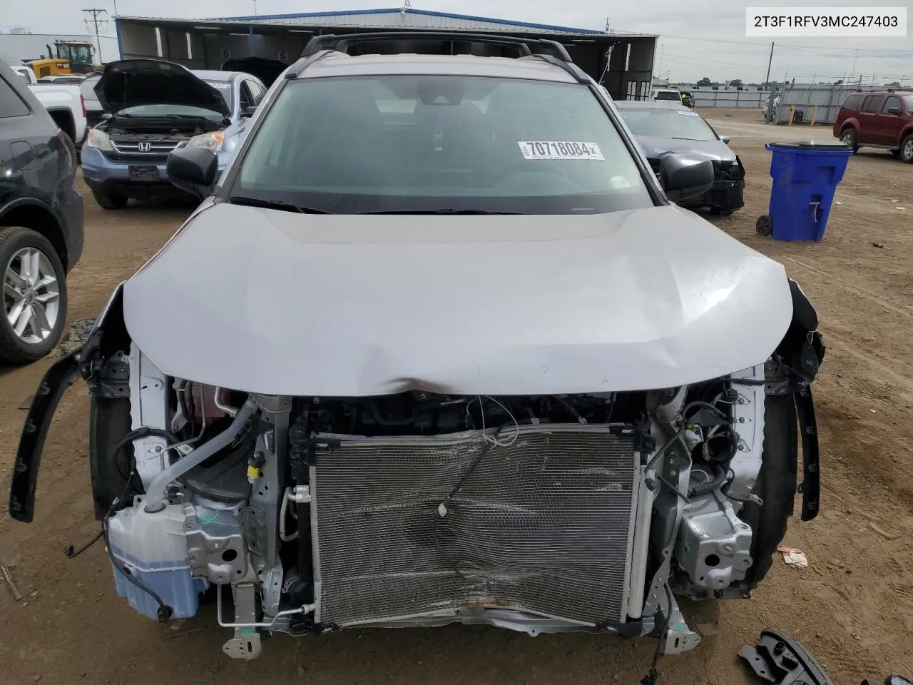 2T3F1RFV3MC247403 2021 Toyota Rav4 Le