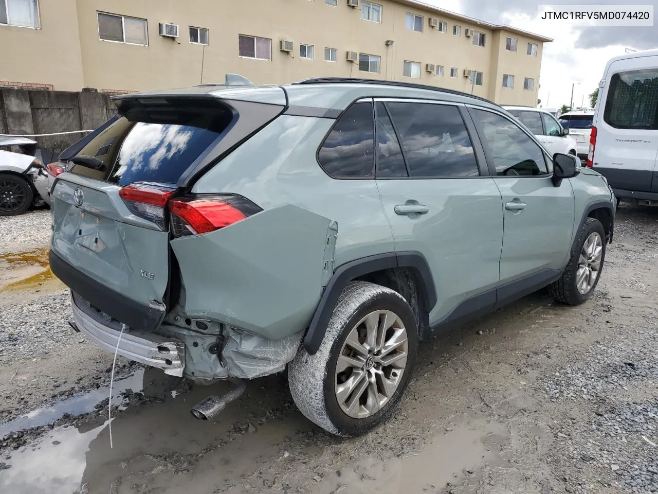 2021 Toyota Rav4 Xle Premium VIN: JTMC1RFV5MD074420 Lot: 70780474