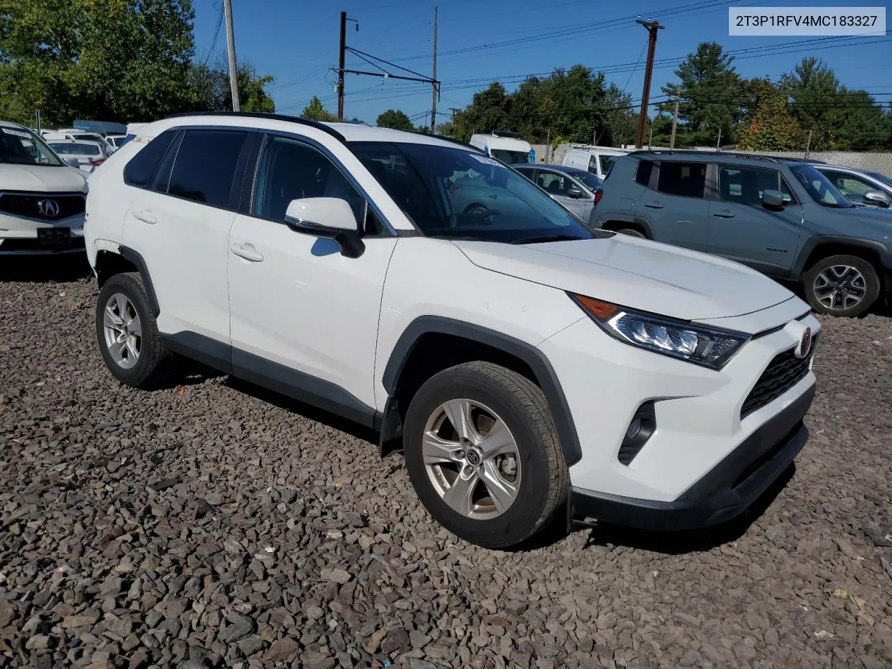 2T3P1RFV4MC183327 2021 Toyota Rav4 Xle