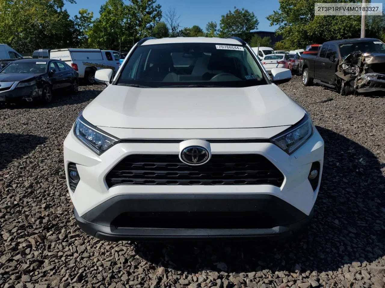 2T3P1RFV4MC183327 2021 Toyota Rav4 Xle