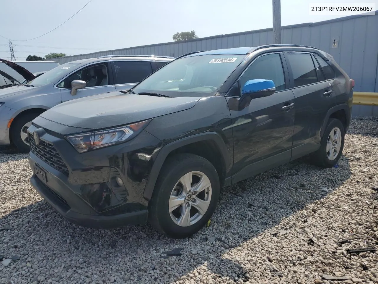 2021 Toyota Rav4 Xle VIN: 2T3P1RFV2MW206067 Lot: 70792504