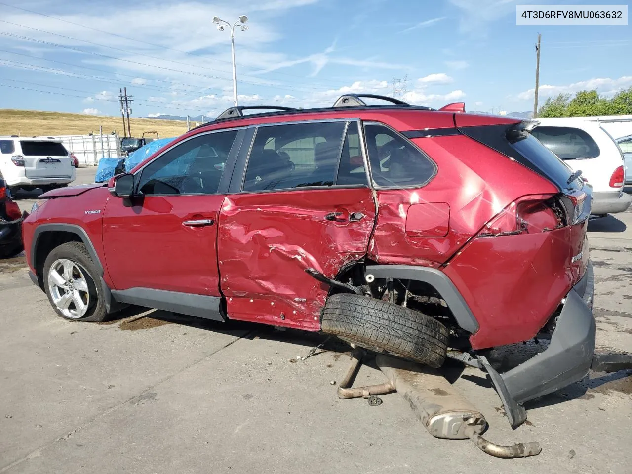 4T3D6RFV8MU063632 2021 Toyota Rav4 Limited