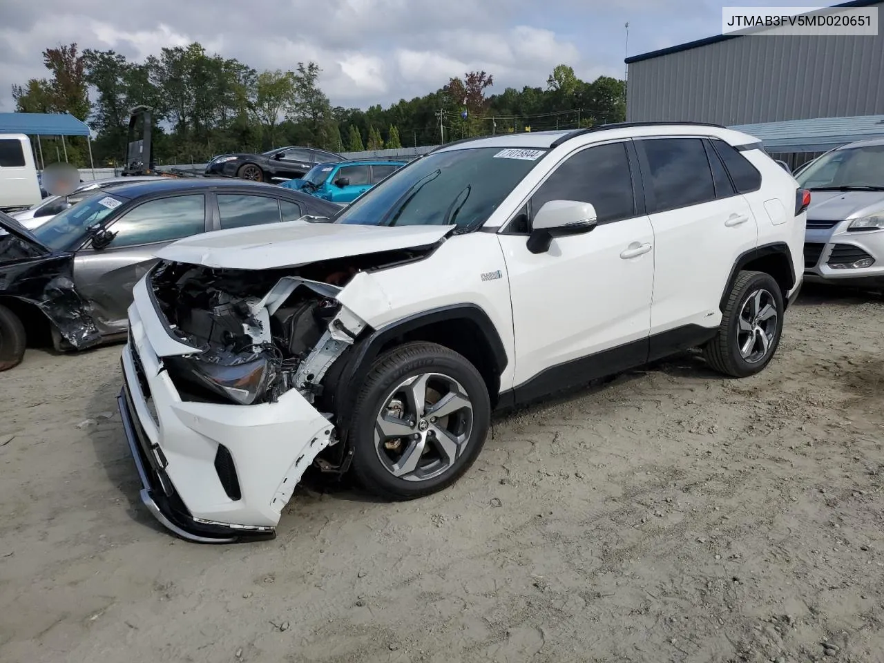 2021 Toyota Rav4 Prime Se VIN: JTMAB3FV5MD020651 Lot: 71015844