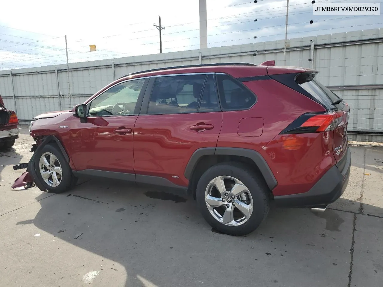 2021 Toyota Rav4 Xle Premium VIN: JTMB6RFVXMD029390 Lot: 71019494