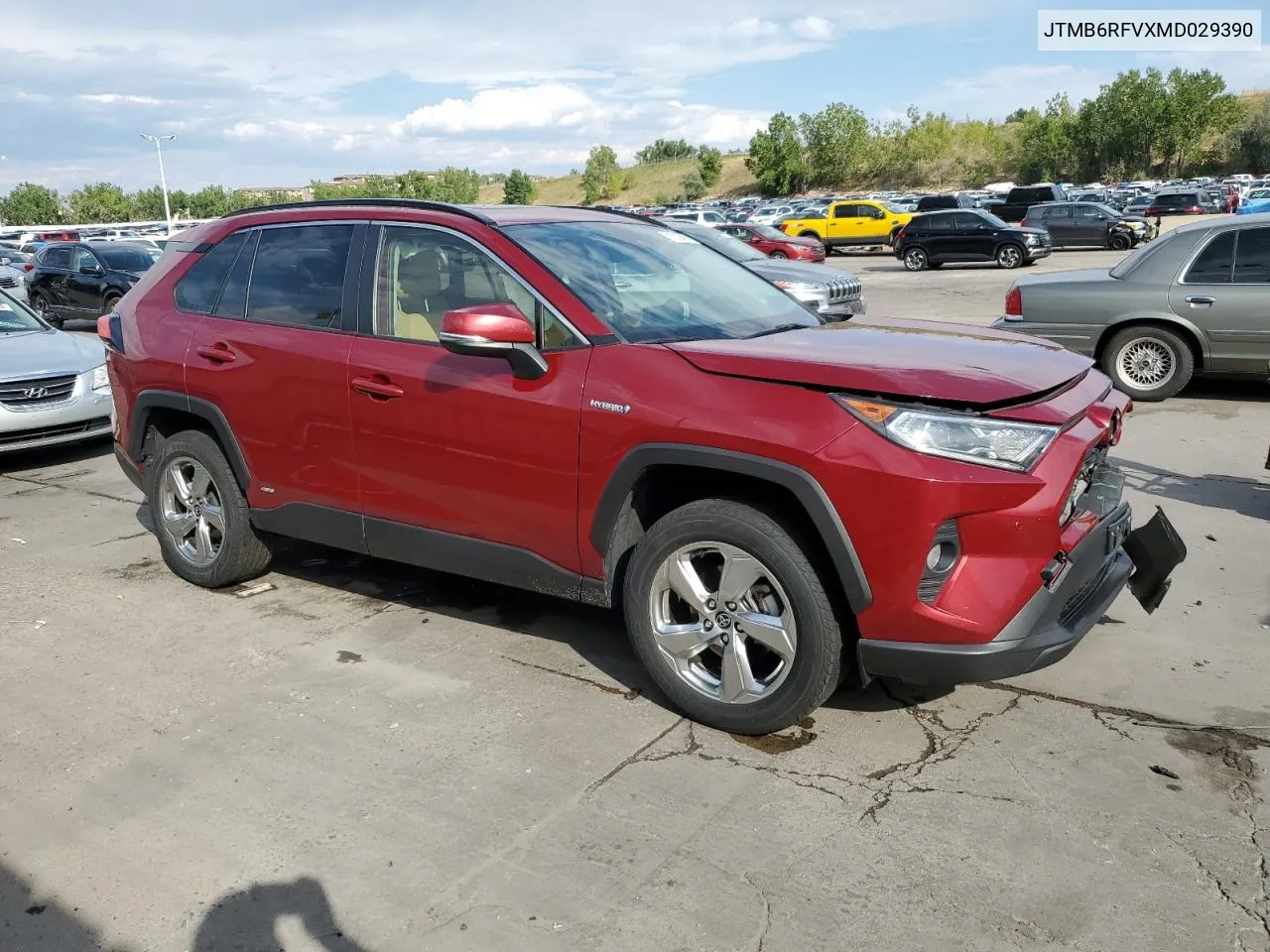 2021 Toyota Rav4 Xle Premium VIN: JTMB6RFVXMD029390 Lot: 71019494