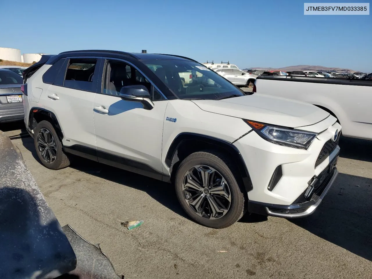 2021 Toyota Rav4 Prime Xse VIN: JTMEB3FV7MD033385 Lot: 71021564