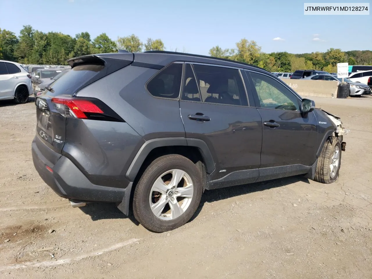 2021 Toyota Rav4 Xle VIN: JTMRWRFV1MD128274 Lot: 71209214