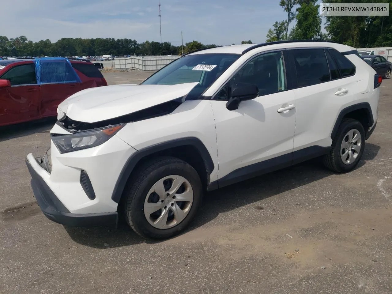 2T3H1RFVXMW143840 2021 Toyota Rav4 Le