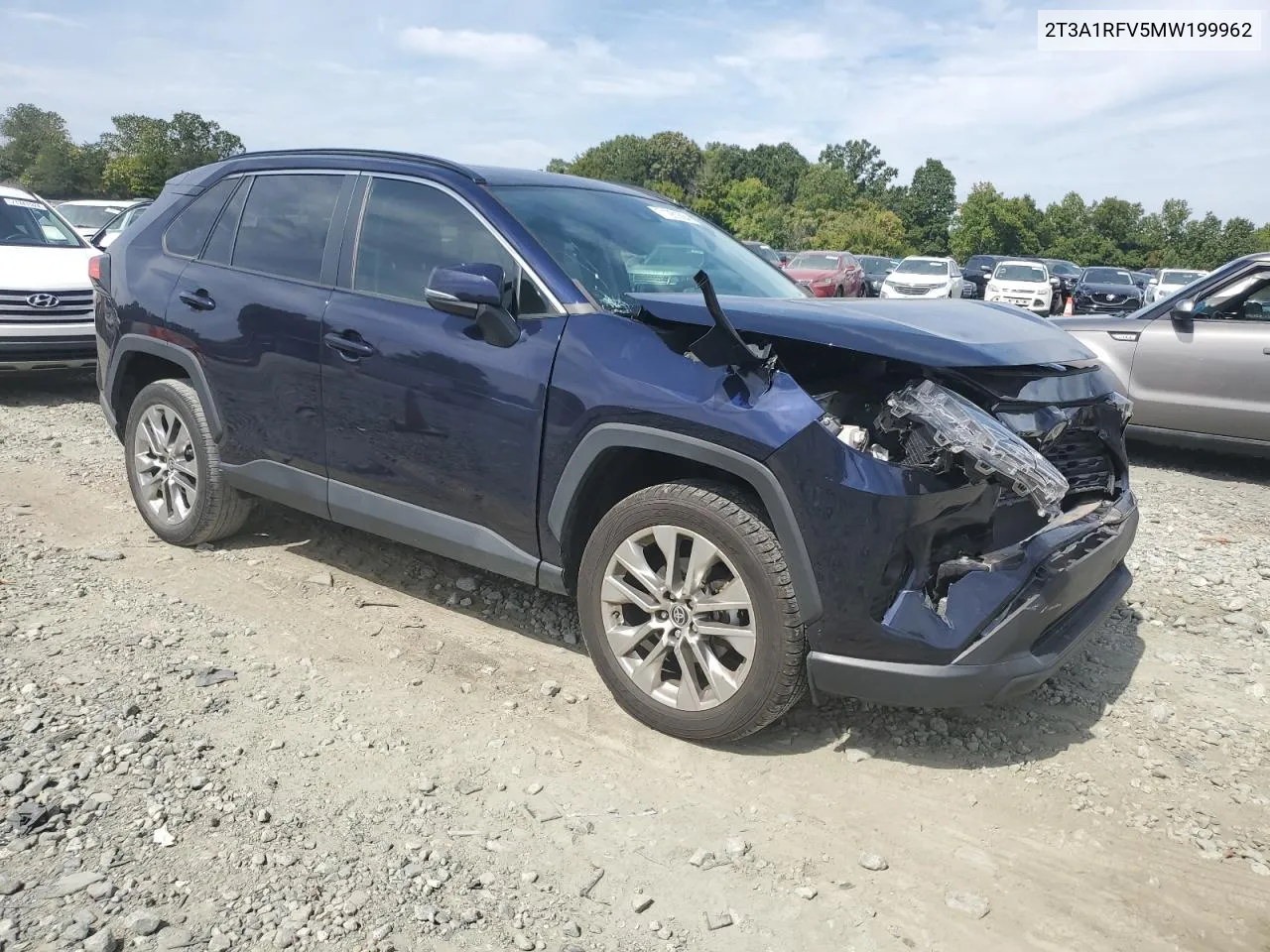 2021 Toyota Rav4 Xle Premium VIN: 2T3A1RFV5MW199962 Lot: 71281094