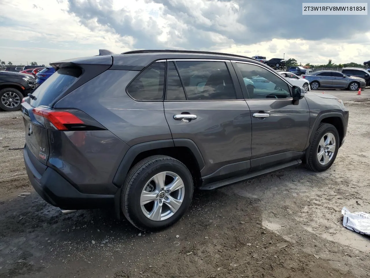 2021 Toyota Rav4 Xle VIN: 2T3W1RFV8MW181834 Lot: 71339724