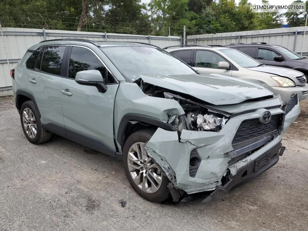 2021 Toyota Rav4 Xle Premium VIN: JTMC1RFV9MD071021 Lot: 71407934