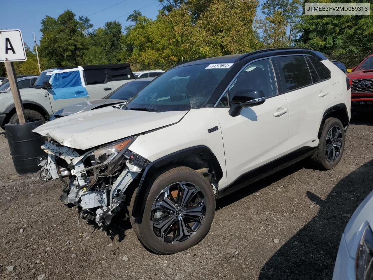 2021 Toyota Rav4 Prime Xse VIN: JTMEB3FV2MD059313 Lot: 71462694