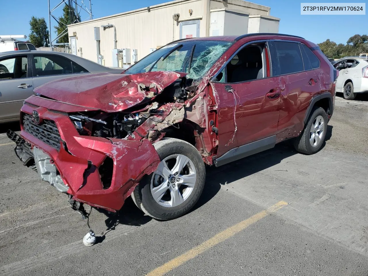 2021 Toyota Rav4 Xle VIN: 2T3P1RFV2MW170624 Lot: 71503934