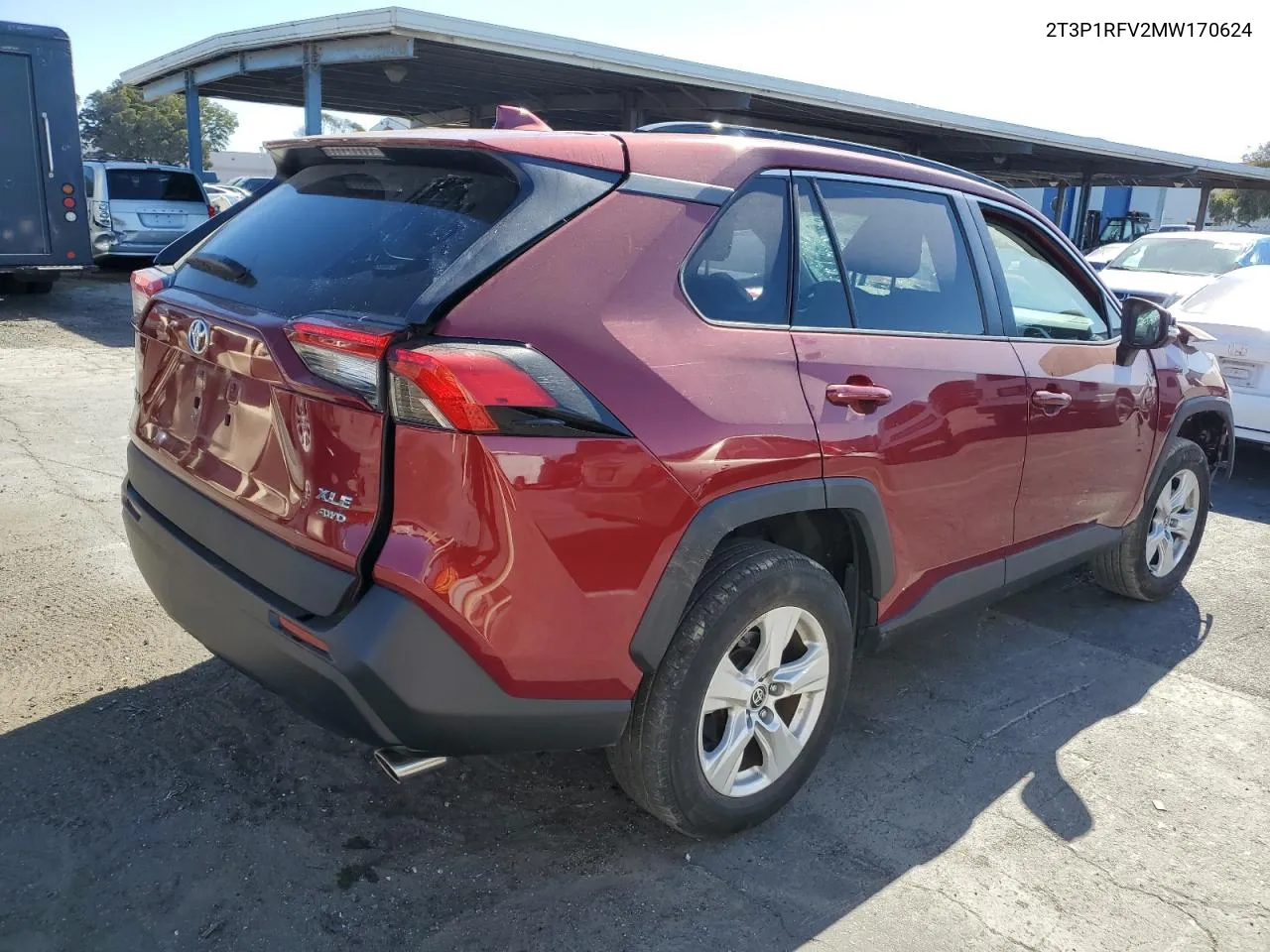 2021 Toyota Rav4 Xle VIN: 2T3P1RFV2MW170624 Lot: 71503934